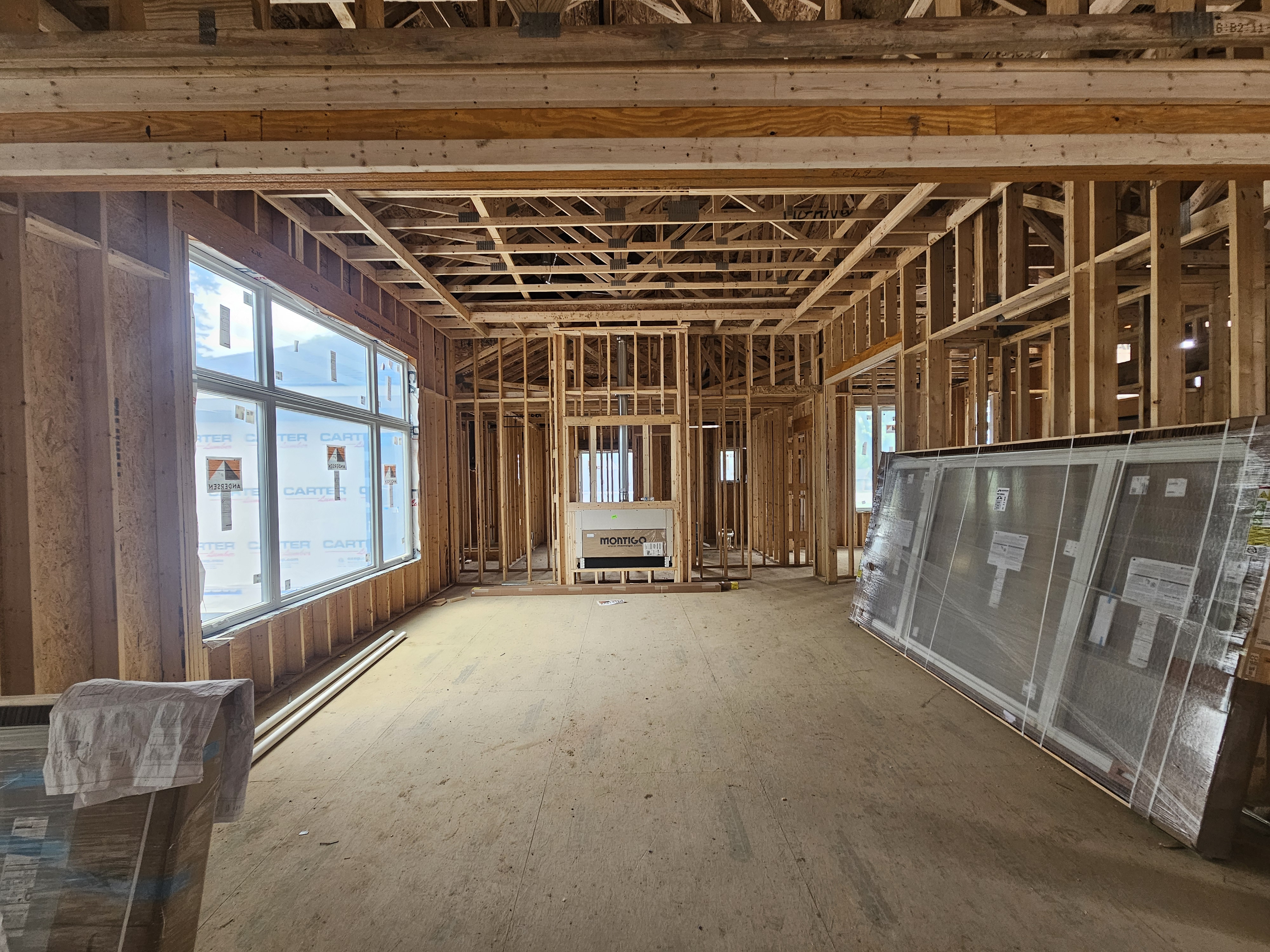 ZAAL Renovations commercial framing project